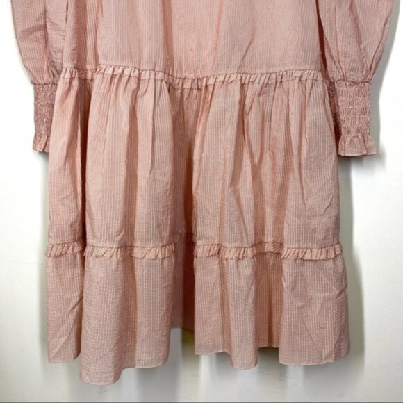 NWT MISA LOS ANGELES Maya Sunrise Stripe Dress Size Large - Picture 7 of 9